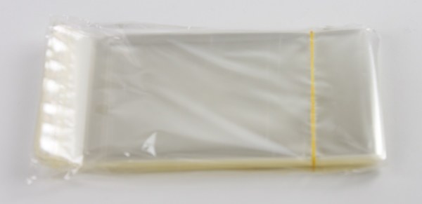 Picture of Clear self seal florist envelopes 100pcs 7cm x 14cm